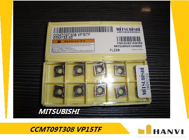 CCMT 09T308 VP15TF, Mitsubishi, CCMT-CNMA-CNMG, Metal Carbide